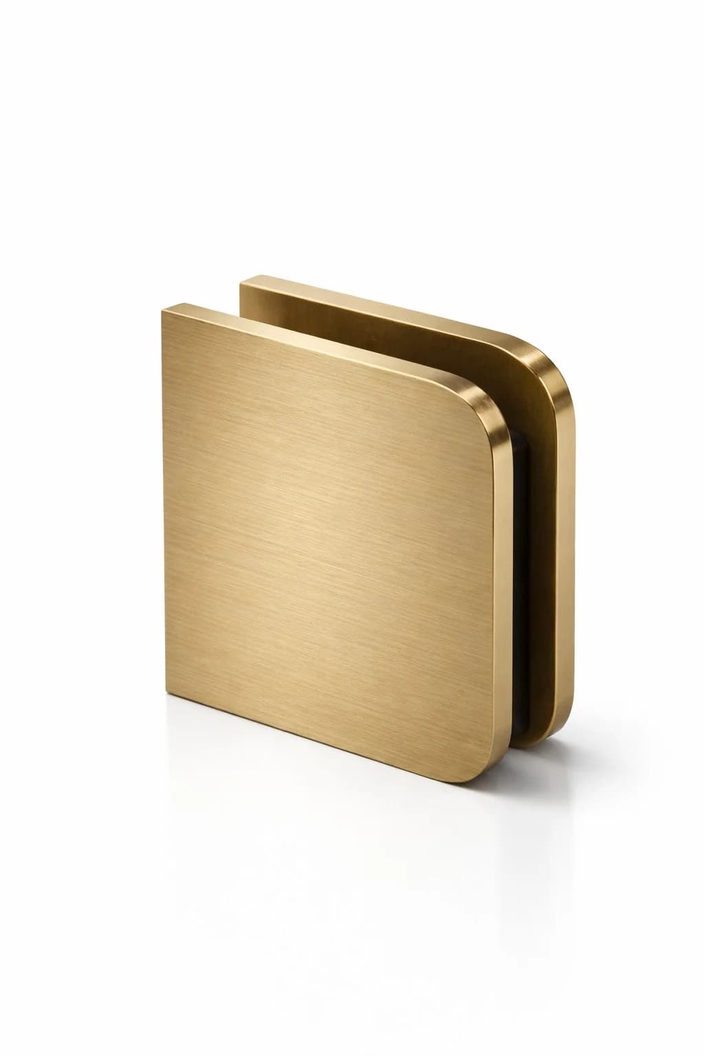 Square Glass Clamp for Frameless Shower Doors