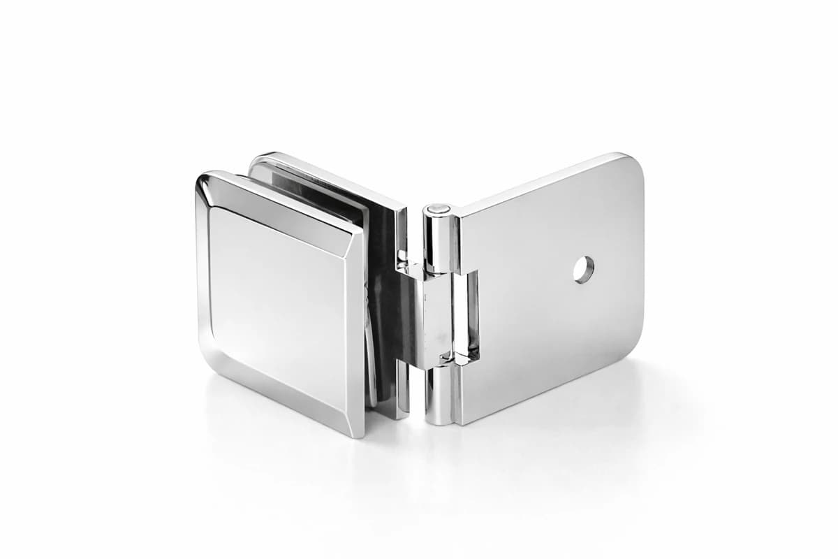 Adjustable Glass-to-Glass Hinge – Flexible Opening Design