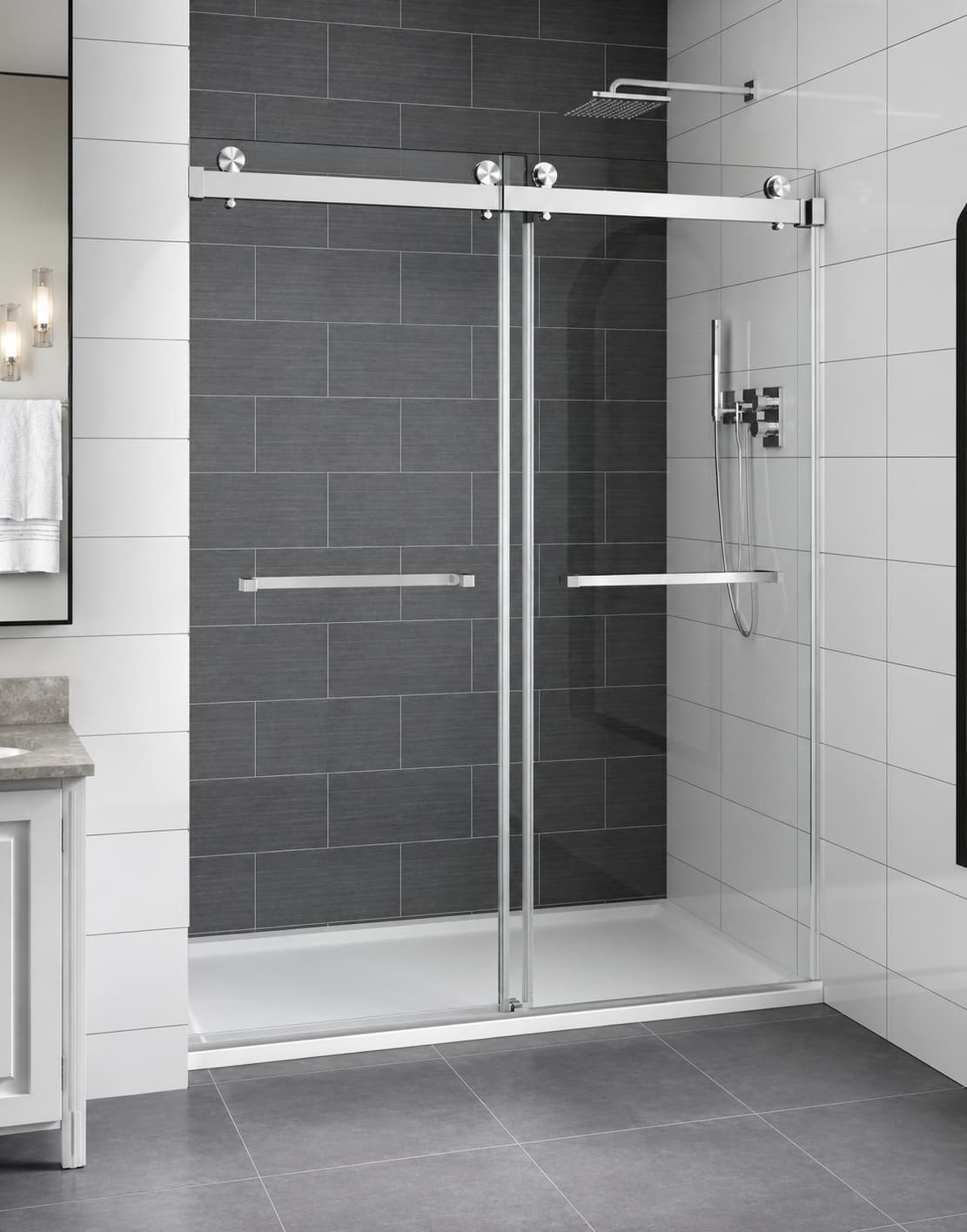 QuickFit Double Sliding Shower Door
