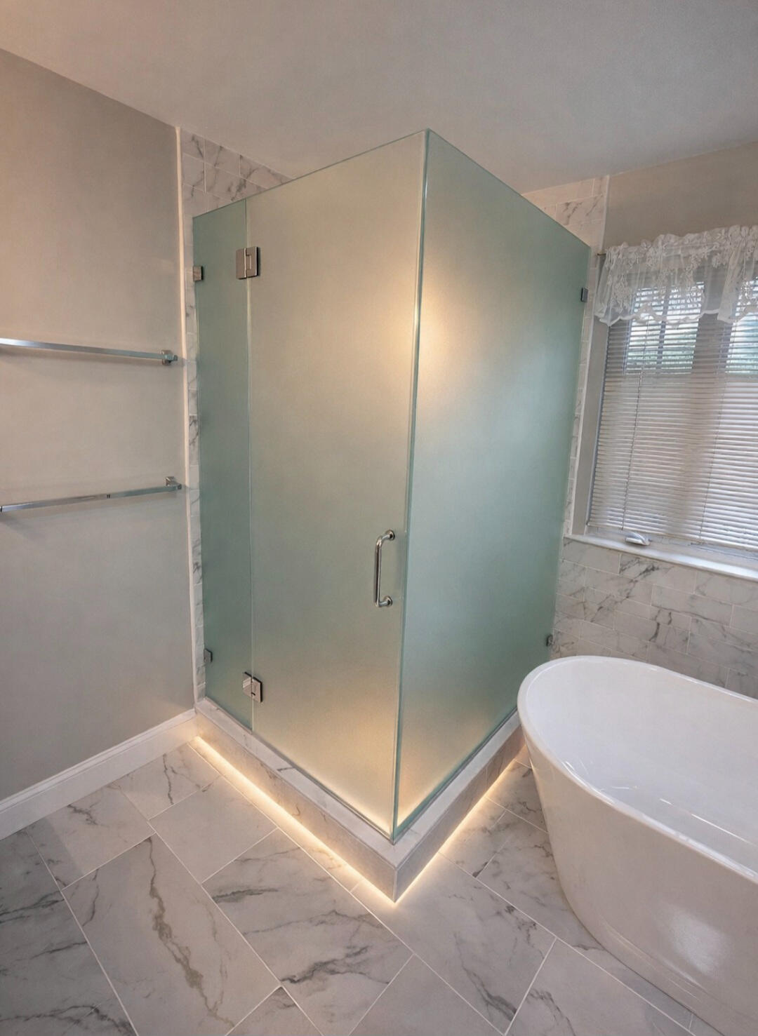 Luxury Frameless Glass Shower Enclosure Luxury frameless glass shower enclosure New Jersey installation
